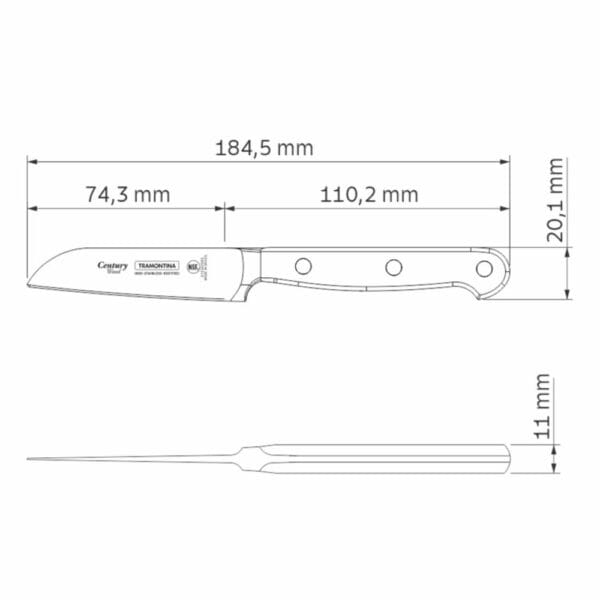 schema-nozh-century-wood-21530-193 Схема ножа Century Wood 3" 21530/193 Tramontina