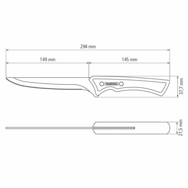 schema-nozh-churrasco-22840-106 Схема ножа Churrasco Black 22840/106 Tramontina