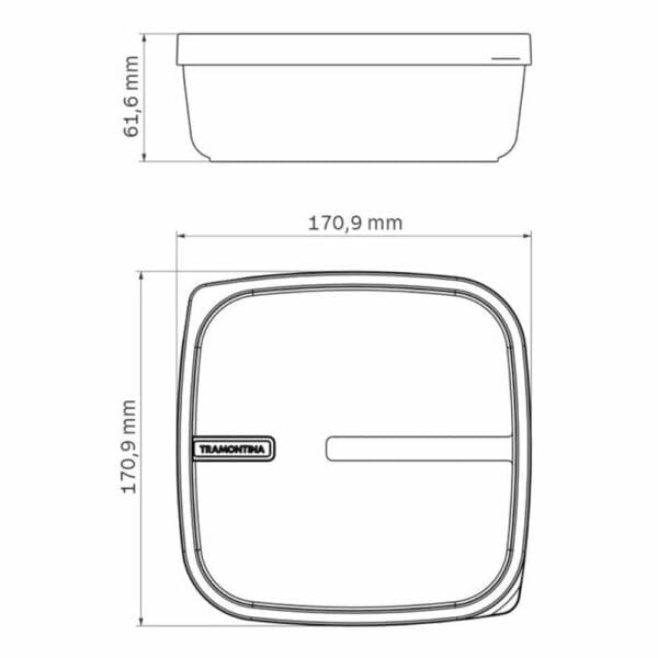 schema-emkost-mixcolor-25492-920 Схема емкости с крышкой Mixcolor 25492/920 Tramontina