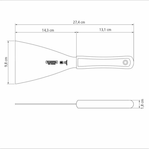 schema-lopatka-professional-master-24672-185 Схема лопатки кулинарной Professional Master 5″ 24672/185