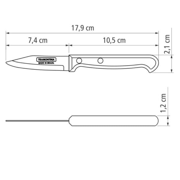 schema-nozh-ultracorte-23850-103 Схема ножа Ultracorte 3" 23850/103 Tramontina