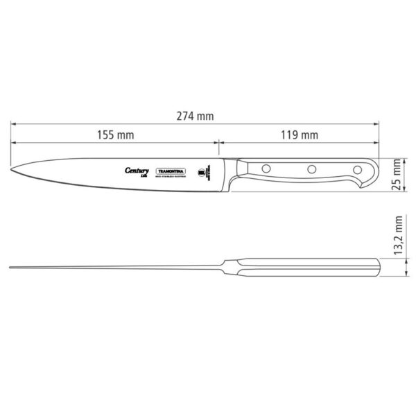 schema-nozh-century-24010-006-tramontina Схема ножа Century 6" 24010/006 Tramontina