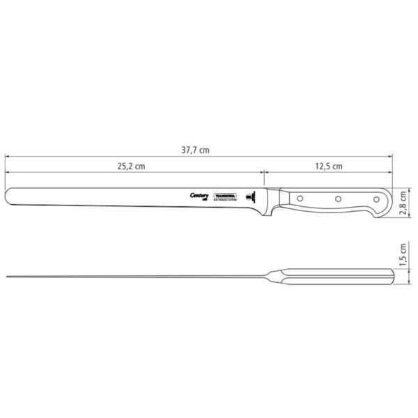 schema-nozh-century-24013-010-tramontina Схема ножа Century 10" 24013/010 Tramontina