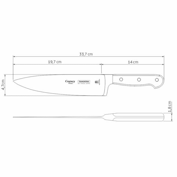 schema-nozh-century-wood-21541-198 Схема ножа Century Wood 8" 21541/198 Tramontina