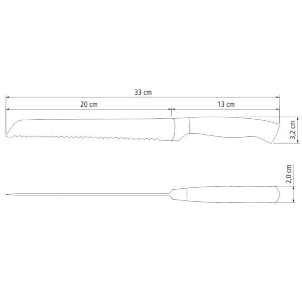 schema-nozh-cronos-24074-008 Схема ножа Cronos 8" 24074/008 Tramontina