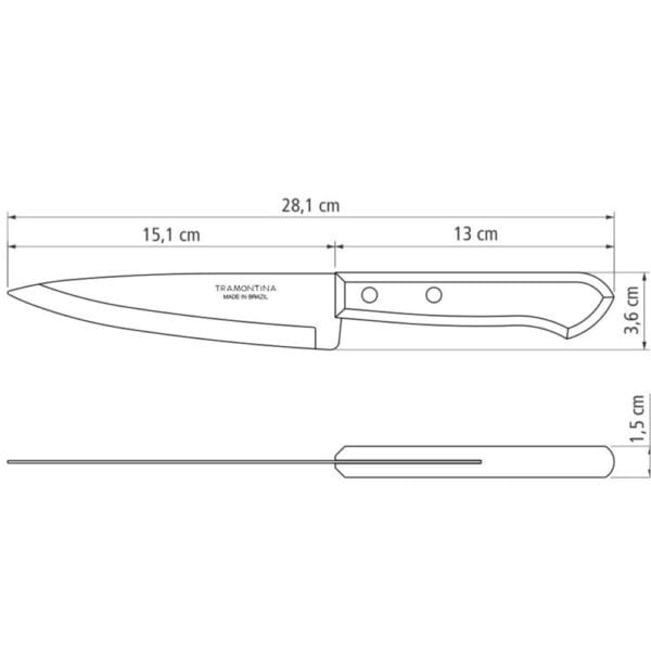 schema-nozh-dynamic-22902-006 Схема ножа Dynamic 6" 22902/006 Tramontina