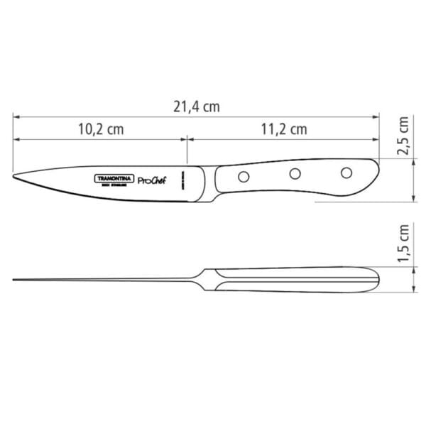 schema-nozh-prochef-24160-004 Схема ножа ProChef 4" 24160/004 Tramontina