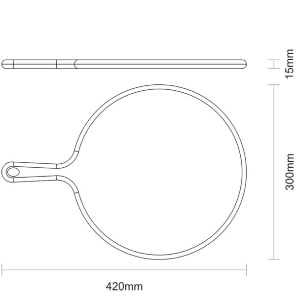 schema-servirovochnaya-doska-13413-351 Схема сервировочной доски 13413/351 Tramontina Provence