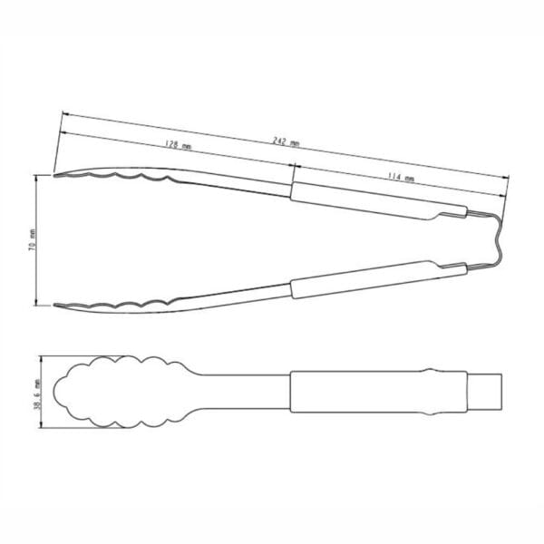 schema-shchiptsy-utilita-25056-160 Cхема щипцов Utilita 25056/160 Tramontina
