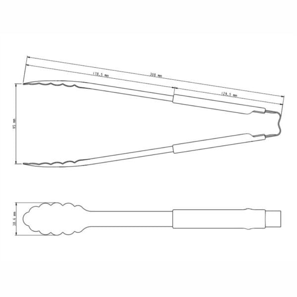 schema-shchiptsy-utilita-25057-160 Cхема щипцов Utilita 25057/160 Tramontina