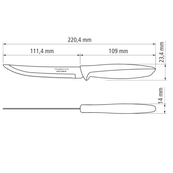 schema-nozh-plenus-23410-405-tramontina Схема ножа Plenus 5" 23410/405 Tramontina