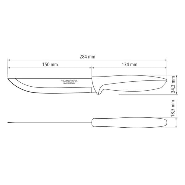 schema-nozh-plenus-23423-006 Схема ножа Plenus 6" 23423/006 Tramontina