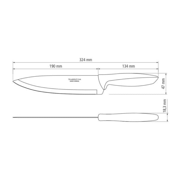 schema-nozh-plenus-23426-008 Нож Plenus 8" 23426/008 Tramontina