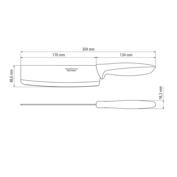 schema-nozh-plenus-23444-007-tramontina Схема ножа Plenus 7" 23444/007 Tramontina