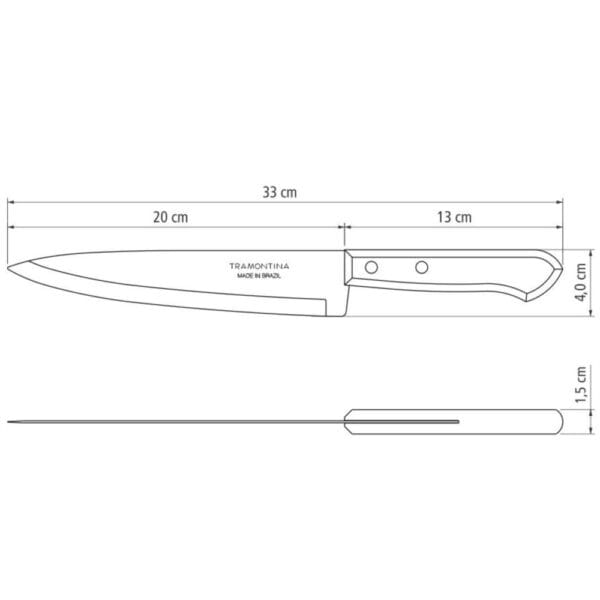 schema-nozh-dynamic-22902-008 Схема ножа Dynamic 8" 22902/008 Tramontina