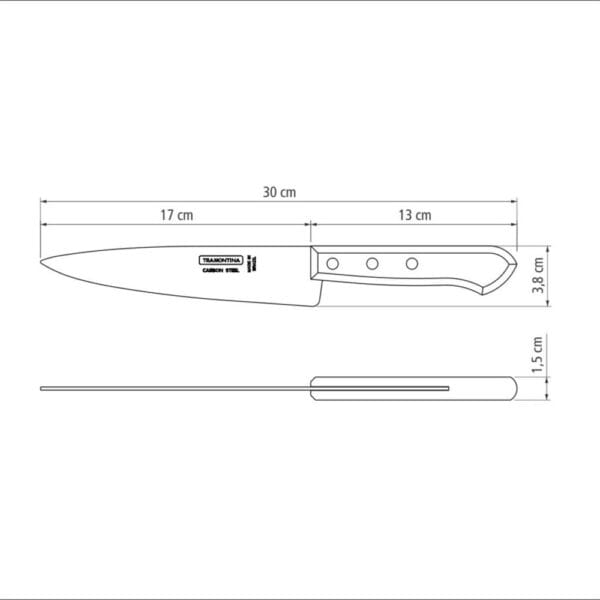 schema-nozh-carbon-22950-007 Схема ножа Carbon 7" 22950/007 Tramontina