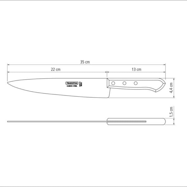 schema-nozh-carbon-22950-009 Схема ножа Carbon 9" 22950/009 Tramontina