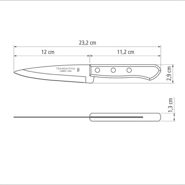 schema-nozh-carbon-22953-005 Схема ножа Carbon 5" 22953/005 Tramontina