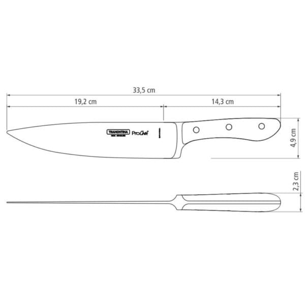 schema-nozh-prochef-24161-008 Схема ножа ProChef 8" 24161/008 Tramontina