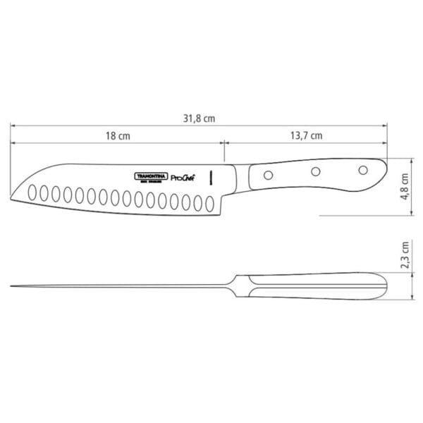 schema-nozh-prochef-24170-007 Схема ножа ProChef 7" 24170/007 Tramontina