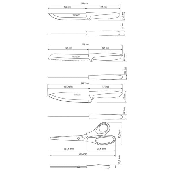 schema-nabor-nozhey-plenus-23498-917-tramontina Схема набора ножей Plenus 23498/917 Tramontina