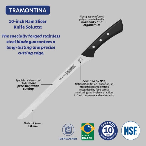 nozh-solutta-24255-110-tramontina Нож Solutta 10" 24255/110 Tramontina